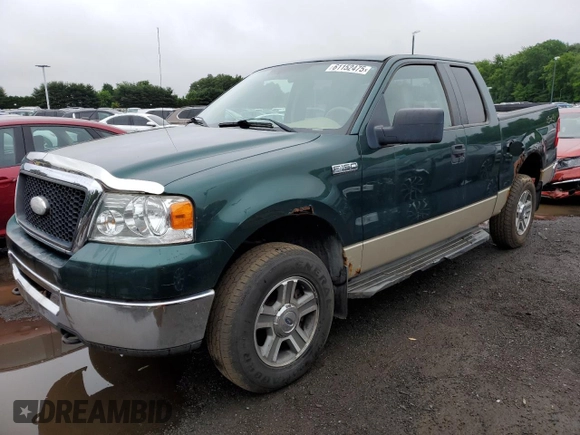 2007 Ford F-150 XLT with VIN 1FTPX14557FB17165, listed as a Copart auction lot 61152475 with 113,461 mi miles and Clean title. Bid and sale history available at DreamBid. Image 1.