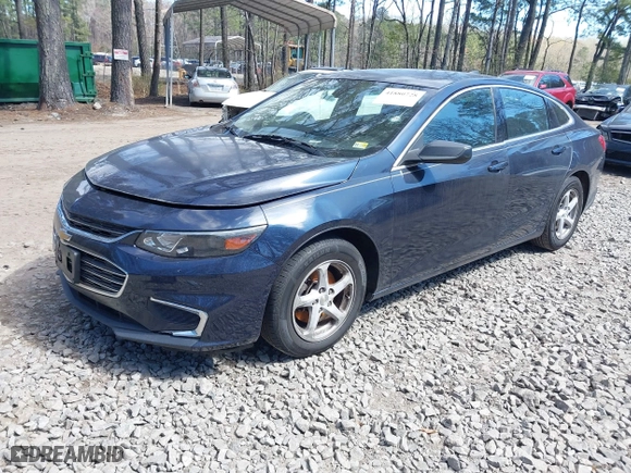 2016 Chevrolet Malibu LS with VIN 1G1ZB5ST3GF204541, listed as a IAAI auction lot 41880728 with 192,872 mi miles. Bid and sale history available at carsss.com. Image 2.