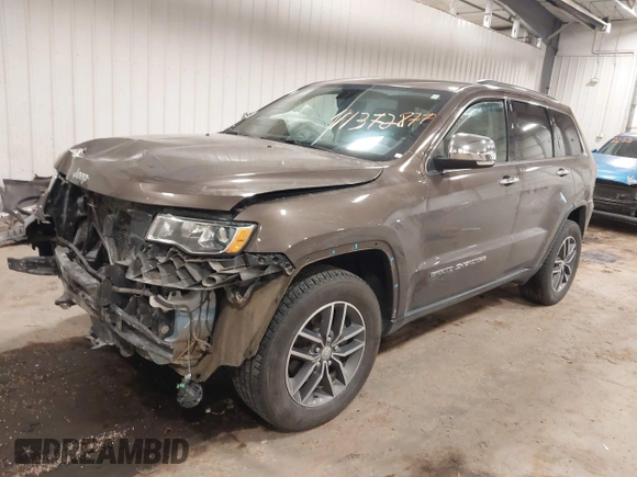 2018 Jeep Grand Cherokee Limited with VIN 1C4RJFBG2JC139502, listed as a IAAI auction lot 41372877 with 145,877 mi miles and . Bid and sale history available at DreamBid. Image 2.