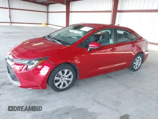 2021 Toyota Corolla LE with VIN 5YFEPMAE2MP171458, listed as a IAAI auction lot 40761520 with 74,588 mi miles. Bid and sale history available at carsss.com. Image 2.