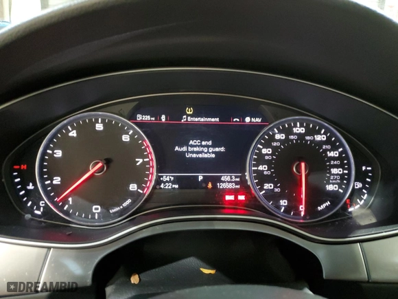 2012 Audi A7 3.0 Prestige with VIN WAU2GAFC8CN093866, listed as a Copart auction lot 79750064 with 126,583 mi miles and Salvage Title. Bid and sale history available at carsss.com. Image 9.