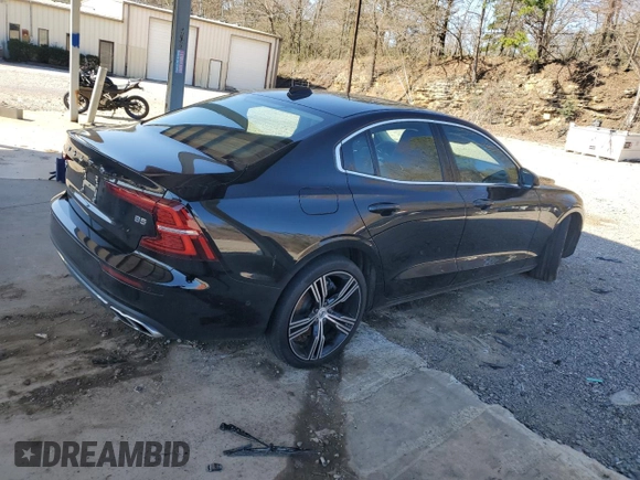 2022 Volvo S60 Plus Dark Theme with VIN 7JRL12TL2NG157962, listed as a Copart auction lot 49443275 with 67,539 mi miles and Salvage Title. Bid and sale history available at carsss.com. Image 3.