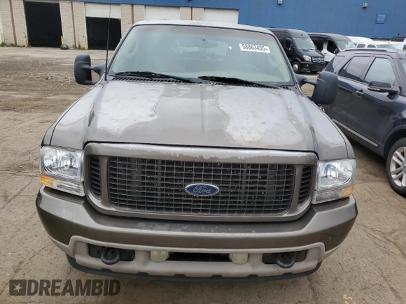 2003 Ford Excursion Limited z VIN 1FMNU42P23EB56085, wystawiony jako Copart lot #58863405 z przebiegiem 251 772 mil mil oraz Tytuł czysty. Historia ofert i sprzedaży dostępna na DreamBid. Obrazek 5.