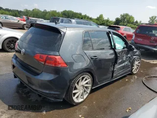 2017 Volkswagen Golf GTI S with VIN 3VW4T7AU4HM073347, listed as a Copart auction lot 67184454 with 76,173 mi miles and Salvage Title. Bid and sale history available at carsss.com. Image 3.