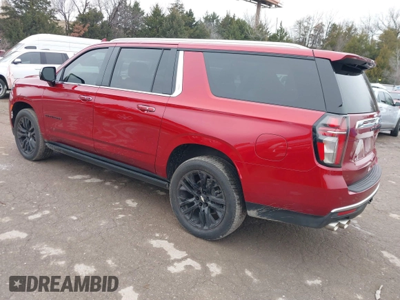 2021 Chevrolet Suburban Premier with VIN 1GNSKFKD7MR223814, listed as a IAAI auction lot 41491296 with 78,739 mi miles and . Bid and sale history available at DreamBid. Image 3.