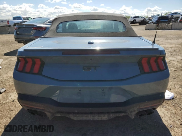 2024 Ford Mustang GT Premium with VIN 1FAGP8FF6R5100632, listed as a Copart auction lot 56425544 with Not provided miles and Clean title. Bid and sale history available at DreamBid. Image 6.