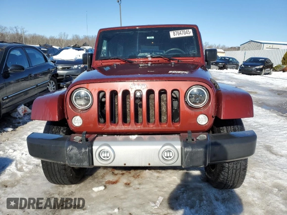 2008 Jeep Wrangler Unlimited Sahara with VIN 1J4GA59158L626362, listed as a Copart auction lot 87647045 with 179,547 mi miles and Non repairable. Bid and sale history available at DreamBid. Image 5.