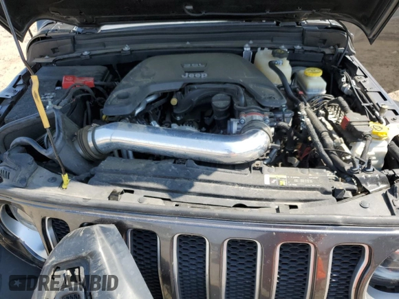 2018 Jeep Wrangler Unlimited Sahara with VIN 1C4HJXEG5JW221302, listed as a Copart auction lot 58010785 with 96,211 mi miles and Salvage title. Bid and sale history available at DreamBid. Image 11.