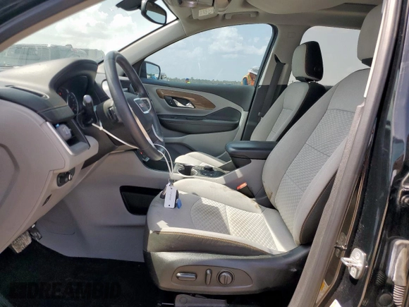 2019 GMC Terrain SLE with VIN 3GKALMEV4KL371695, listed as a Copart auction lot 63413825 with 75,437 mi miles and Salvage title. Bid and sale history available at DreamBid. Image 7.