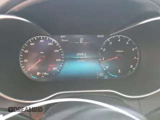 2020 Mercedes-Benz C with VIN 55SWF8DB1LU326641, listed as a Copart auction lot 47589655 with 37,255 mi miles and Salvage Title. Bid and sale history available at carsss.com. Image 9.