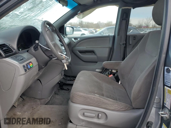 2010 Honda Odyssey EX with VIN 5FNRL3H49AB042452, listed as a Copart auction lot 45664325 with 76,521 mi miles and Salvage Title. Bid and sale history available at carsss.com. Image 7.
