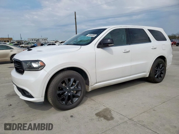 2018 Dodge Durango GT z VIN 1C4RDHDGXJC145404, wystawiony jako Copart lot #50664955 z przebiegiem 128 284 mil mil oraz Czysty tytuł • Clean title. Historia ofert i sprzedaży dostępna na DreamBid. Obrazek 1.