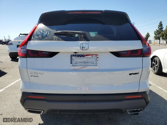 2023 Honda CR-V Hybrid Sport with VIN 2HKRS5H52PH705264, listed as a Copart auction lot 50102705 with 33,558 mi miles and Salvage Title. Bid and sale history available at carsss.com. Image 6.
