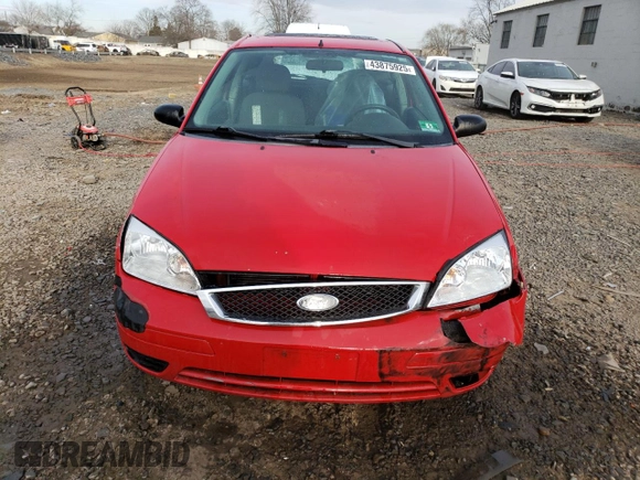2007 Ford Focus S with VIN 1FAFP31N67W268937, listed as a Copart auction lot 43875925 with 141,786 mi miles and Salvage Title. Bid and sale history available at DreamBid. Image 5.