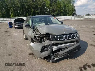 2022 Jeep Compass Limited with VIN 3C4NJDCBXNT189290, listed as a Copart auction lot 55035235 with 22,126 mi miles and Salvage title. Bid and sale history available at DreamBid. Image 14.