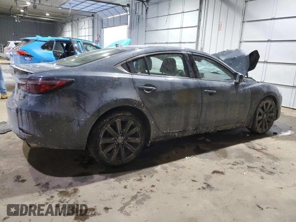 2021 Mazda 6 Carbon Edition with VIN JM1GL1WY4M1609858, listed as a Copart auction lot 41977695 with Not Provided miles and Salvage Title. Bid and sale history available at DreamBid. Image 3.