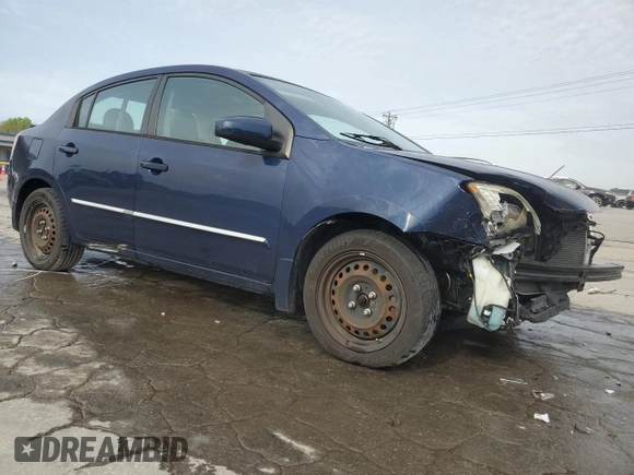 2012 Nissan Sentra S with VIN 3N1AB6AP3CL665689, listed as a Copart auction lot 53445155 with Not Provided miles and Salvage Title. Bid and sale history available at DreamBid. Image 4.