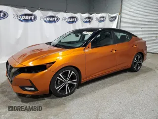 2020 Nissan Sentra SR with VIN 3N1AB8DV2LY225620, listed as a Copart auction lot 52636505 with 102,596 mi miles and Clean Title. Bid and sale history available at DreamBid. Image 1.