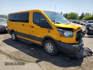 2019 Ford Transit Passenger XL z VIN 1FMZK1ZM0KKA09894, wystawiony jako Copart lot #61650455 z przebiegiem 100 779 mil mil oraz Szkoda całkowita • Salvage title. Historia ofert i sprzedaży dostępna na DreamBid. Obrazek 4.