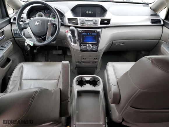 2015 Honda Odyssey EX-L with VIN 5FNRL5H66FB022583, listed as a Copart auction lot 50050235 with 165,757 mi miles and Salvage Title. Bid and sale history available at carsss.com. Image 8.
