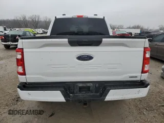2023 Ford F-150 XL with VIN 1FTEW1EPXPKF33908, listed as a Copart auction lot 44173875 with 27,678 mi miles and Salvage Title. Bid and sale history available at carsss.com. Image 6.