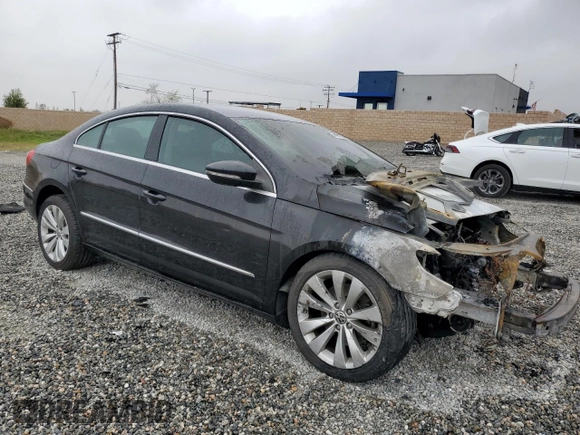 2012 Volkswagen CC Sport PZEV with VIN WVWMP7AN4CE505160, listed as a Copart auction lot 76421934 with Not Provided miles and Salvage Title. Bid and sale history available at carsss.com. Image 4.