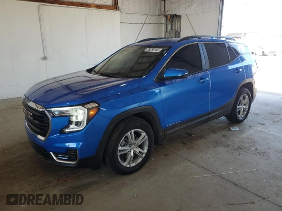 2024 GMC Terrain SLE with VIN 3GKALMEG0RL130101, listed as a Copart auction lot 58255165 with 9,511 mi miles and Salvage title. Bid and sale history available at DreamBid. Image 1.