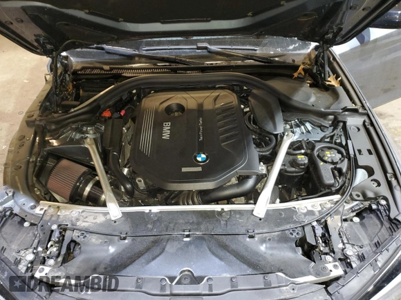 2019 BMW 5 Series 540i xDrive with VIN WBAJE7C55KWW05568, listed as a Copart auction lot 42807505 with 58,611 mi miles and Salvage Title. Bid and sale history available at carsss.com. Image 11.