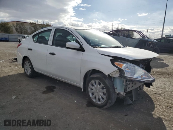 2016 Nissan Versa S Plus with VIN 3N1CN7AP6GL892645, listed as a Copart auction lot 47770705 with 35,647 mi miles and Salvage Title. Bid and sale history available at DreamBid. Image 4.