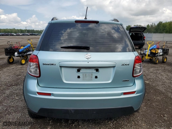 2008 Suzuki SX4 with VIN JS2YB417285101495, listed as a Copart auction lot 63325244 with 218,524 mi miles and Clean Title. Bid and sale history available at carsss.com. Image 6.