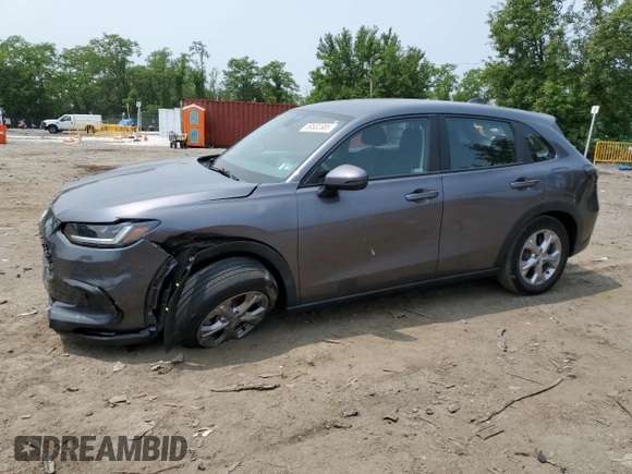 2023 Honda HR-V LX with VIN 3CZRZ2H30PM707821, listed as a Copart auction lot 59532385 with 44,385 mi miles and Salvage title. Bid and sale history available at DreamBid. Image 1.