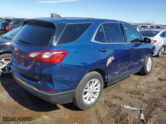 2019 Chevrolet Equinox LT with VIN 3GNAXKEV2KL388751, listed as a Copart auction lot 48855975 with 52,676 mi miles and Salvage Title. Bid and sale history available at carsss.com. Image 3.