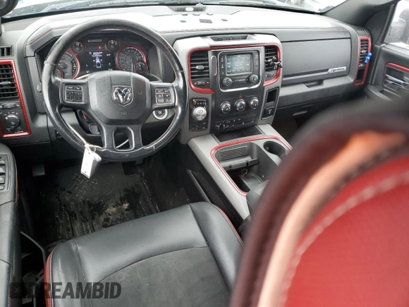 2015 Ram 1500 Rebel with VIN 1C6RR7YT8FS743062, listed as a Copart auction lot 61678185 with 130,997 mi miles and Clean title. Bid and sale history available at DreamBid. Image 8.