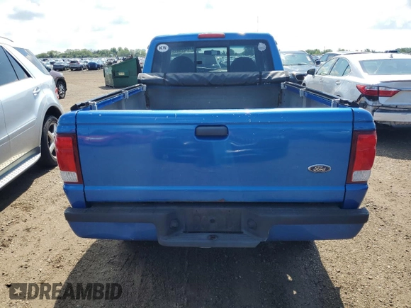 2000 Ford Ranger XL with VIN 1FTZR15V7YPB89028, listed as a Copart auction lot 64226465 with 154,785 mi miles and Clean title. Bid and sale history available at DreamBid. Image 6.