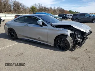 2018 Mercedes-Benz S-Class S 560 with VIN WDDXJ8GB9JA034554, listed as a Copart auction lot 51019884 with 0 mi miles and Non Repairable. Bid and sale history available at carsss.com. Image 4.
