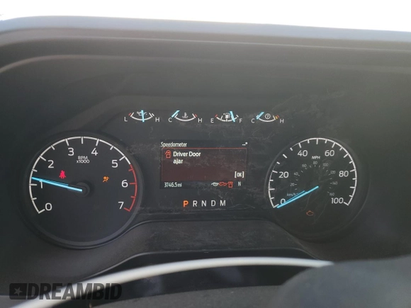 2024 Ford F-250 XL with VIN 1FT7X2BA9REF57419, listed as a Copart auction lot 57135135 with 3,746 mi miles and Salvage title. Bid and sale history available at DreamBid. Image 9.