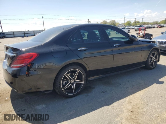 2018 Mercedes-Benz C 300 z VIN WDDWF4KB7JR411882, wystawiony jako Copart lot #54188285 z przebiegiem 52 649 mil mil oraz Szkoda całkowita • Salvage title. Historia ofert i sprzedaży dostępna na DreamBid. Obrazek 3.