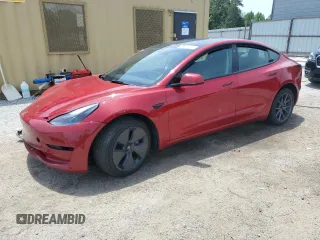 2023 Tesla Model 3 z VIN 5YJ3E1EA7PF430884, wystawiony jako Copart lot #57345625 z przebiegiem Nie podano mil oraz Szkoda całkowita • Salvage title. Historia ofert i sprzedaży dostępna na DreamBid. Obrazek 1.