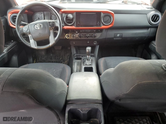 2016 Toyota Tacoma SR5 with VIN 5TFDZ5BN7GX012807, listed as a Copart auction lot 46903575 with 0 mi miles and Salvage Title. Bid and sale history available at carsss.com. Image 8.