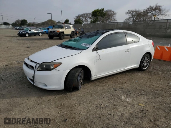 2006 Scion tC with VIN JTKDE177060119471, listed as a Copart auction lot 47488025 with 168,174 mi miles and Salvage Title. Bid and sale history available at carsss.com. Image 1.