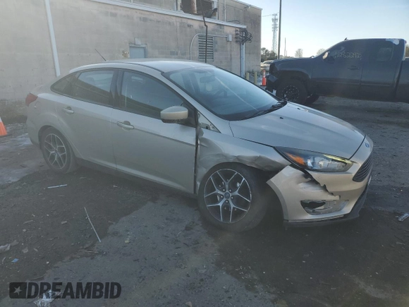2018 Ford Focus SE with VIN 1FADP3F28JL221066, listed as a Copart auction lot 42778235 with 130,657 mi miles and Salvage Title. Bid and sale history available at carsss.com. Image 4.