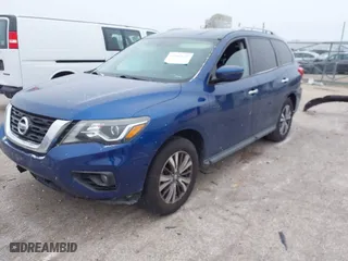 2017 Nissan Pathfinder SV with VIN 5N1DR2MN4HC671184, listed as a IAAI auction lot 41081695 with 86,463 mi miles. Bid and sale history available at carsss.com. Image 19.