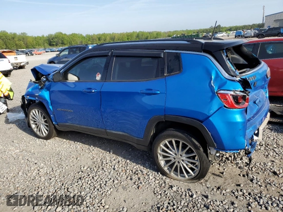 2018 Jeep Compass Limited with VIN 3C4NJCCB9JT194565, listed as a Copart auction lot 52621355 with 48,367 mi miles and Salvage title. Bid and sale history available at DreamBid. Image 2.