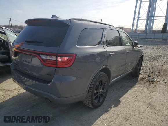 2021 Dodge Durango GT Plus with VIN 1C4RDJDG1MC750908, listed as a Copart auction lot 48904615 with 0 mi miles and Salvage Title. Bid and sale history available at carsss.com. Image 3.