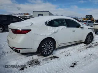 2017 Kia Cadenza Premium with VIN KNALB4J12H5036791, listed as a Copart auction lot 46122565 with 59,486 mi miles and Salvage Title. Bid and sale history available at carsss.com. Image 3.