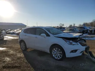 2017 Buick Envision Premium I with VIN LRBFXESXXHD242990, listed as a Copart auction lot 45805555 with 90,465 mi miles and Salvage Title. Bid and sale history available at carsss.com. Image 4.