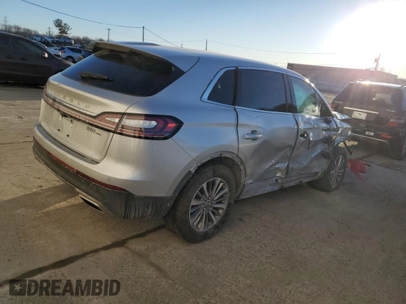 2019 Lincoln Nautilus Select with VIN 2LMPJ8K93KBL61617, listed as a Copart auction lot 43217235 with Not provided miles and Salvage title. Bid and sale history available at DreamBid. Image 3.