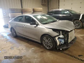 2024 Kia Forte GT-Line with VIN 3KPF54AD6RE720878, listed as a Copart auction lot 50025395 with 13,825 mi miles and Salvage Title. Bid and sale history available at carsss.com. Image 4.