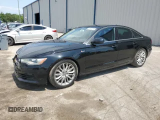 2013 Audi A6 Premium Plus with VIN WAUGGAFC8DN008838, listed as a Copart auction lot 58754475 with 162,375 mi miles and Salvage title. Bid and sale history available at DreamBid. Image 1.