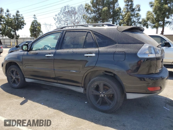 2008 Lexus RX 400h with VIN JTJHW31U882045883, listed as a Copart auction lot 53398035 with 221,966 mi miles and Clean Title. Bid and sale history available at DreamBid. Image 2.